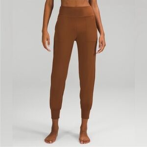 lululemon athletica align joggers- roasted brown, size 8, full length